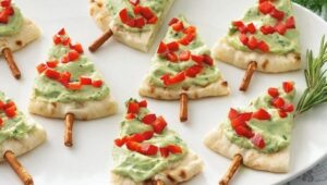 aperitivos en forma de arbol