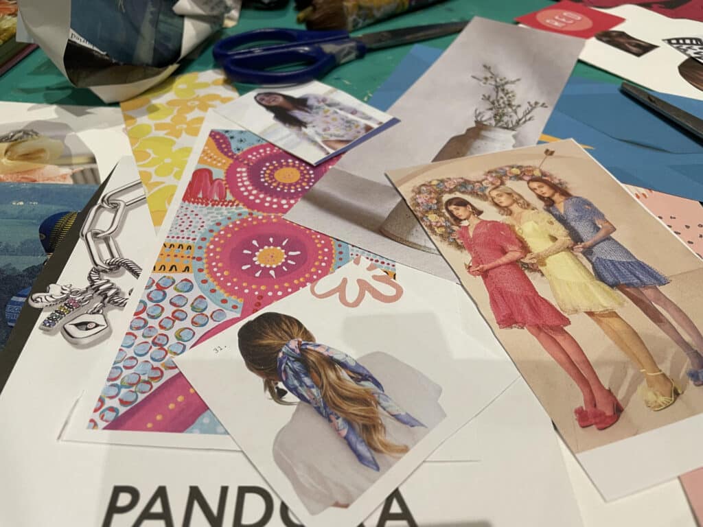 fotos de revistas recortadas para utilizarlas en el collage