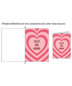 Añade brillantina en los corazones rosa oscuro-2